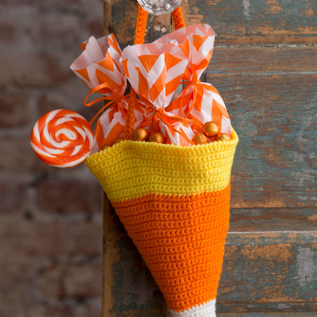 Crochet Bag made in Red Heart Super Saver Yarn