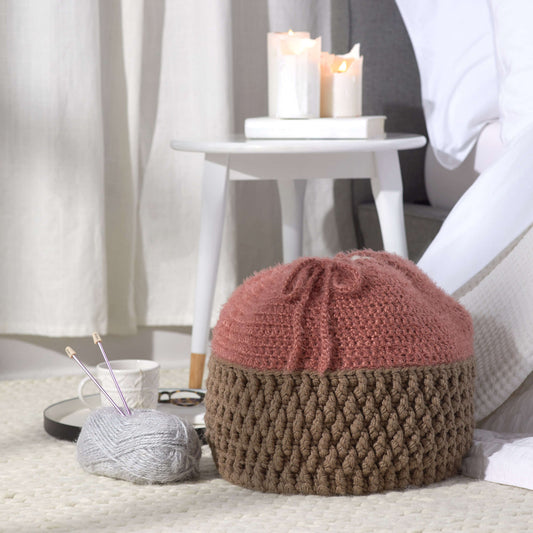 Crochet Basket made in Red Heart With Love Yarn