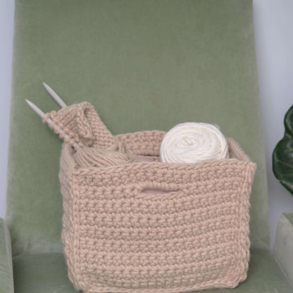 Red Heart Crochet Usami Baskets Crochet Basket made in Red Heart An Italian Story Ora Yarn