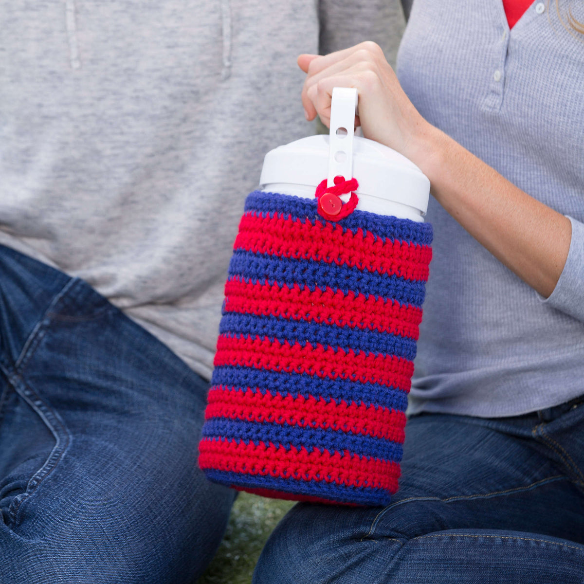 Red Heart Keep It Cool Cozy Pattern Tutorial Image