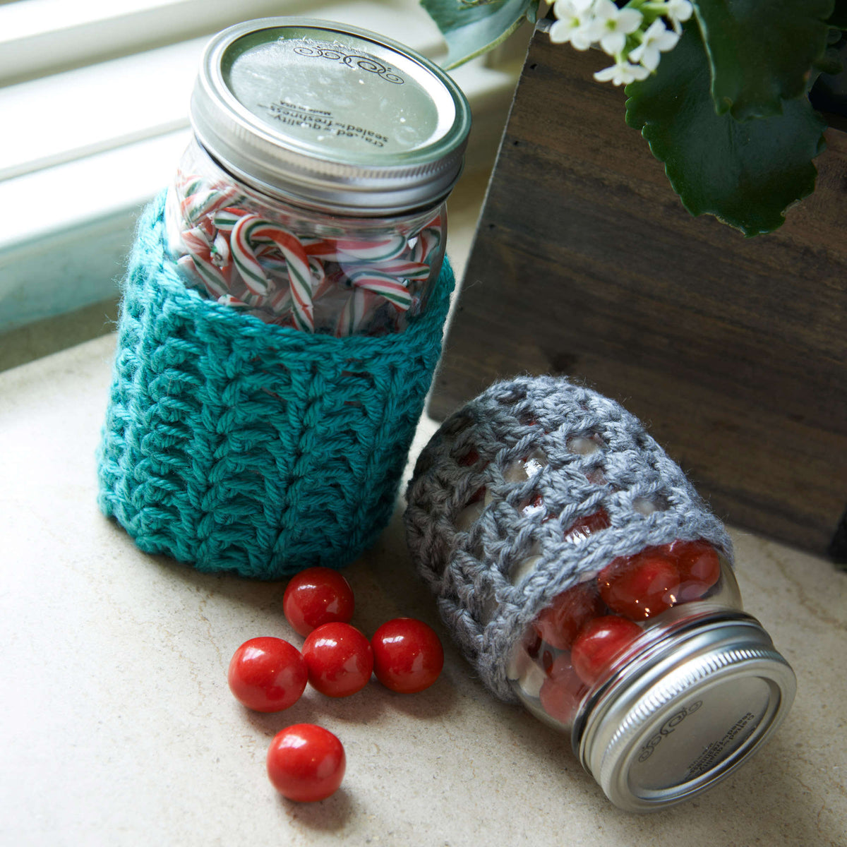 Crochet Cozy made in Red Heart Soft Yarn