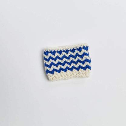 Red Heart Zigzag Crochet Cup Cozy Crochet Cozy made in Red Heart Super Saver Yarn