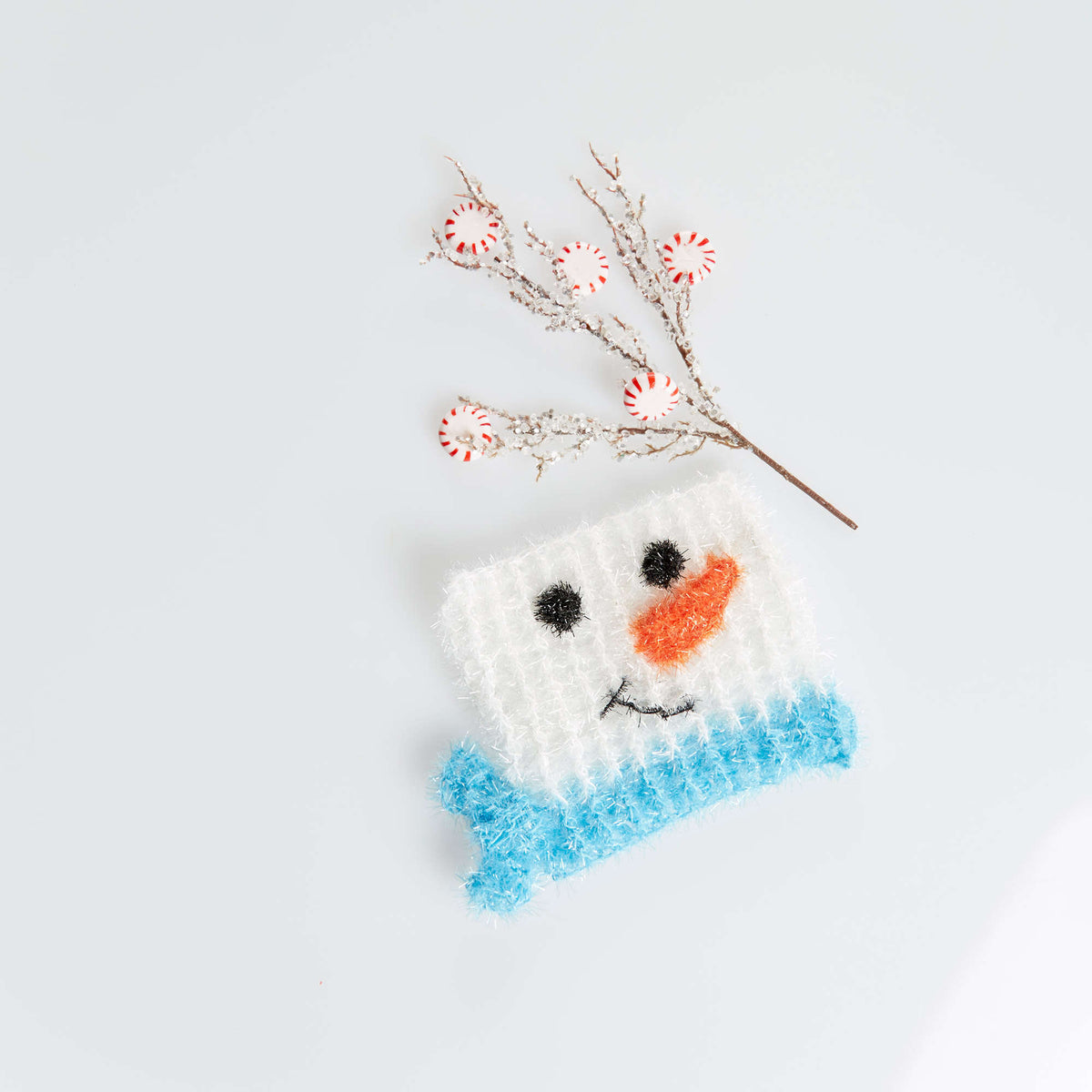 Crochet Scrubby made in Red Heart Scrubby Sparkle Yarn