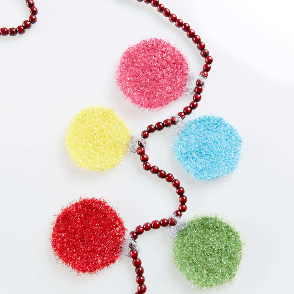 Crochet Scrubby made in Red Heart Scrubby Sparkle Yarn