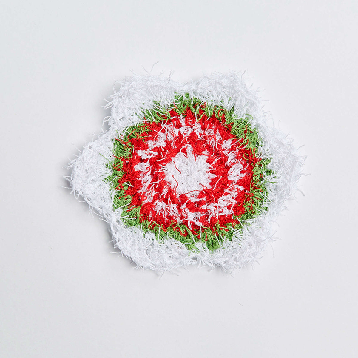 Crochet Dishcloth made in Red Heart Scrubby Yarn