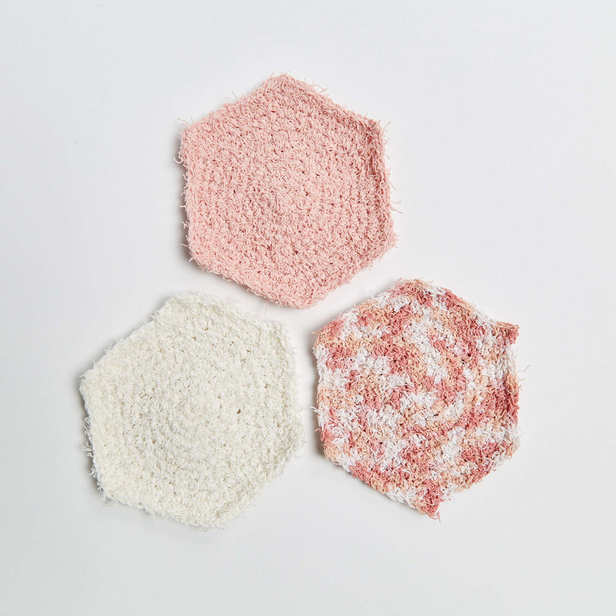 Crochet Dishcloth made in Red Heart Scrubby Cotton Yarn