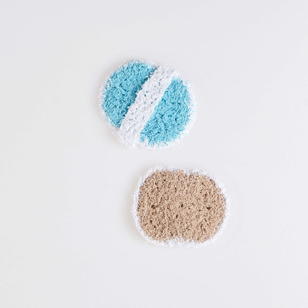 Crochet Dishcloth made in Red Heart Scrubby Cotton Yarn