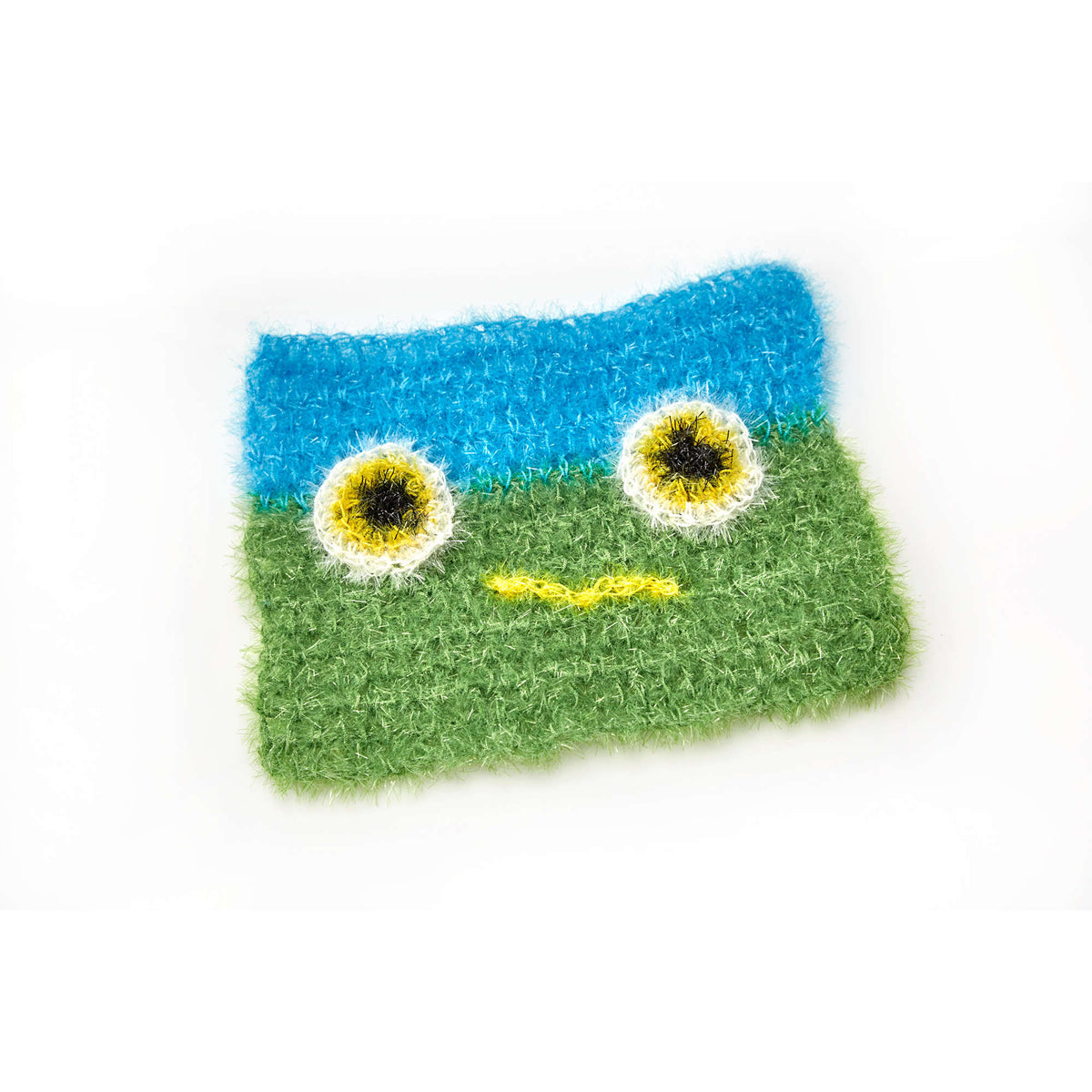 Crochet Scrubby made in Red Heart Scrubby Sparkle Yarn