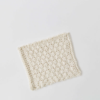 Red Heart Textured Blocks Dishcloth Crochet Dishcloth made in Red Heart Scrubby Smoothie Yarn