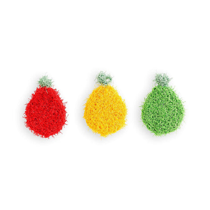Red Heart Juicy Pear Crochet Dish Scrubby Single Size