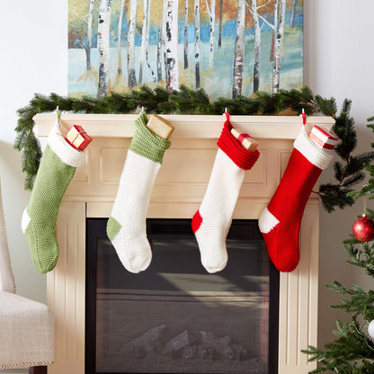 Red Heart Holiday Crochet Stocking 4
