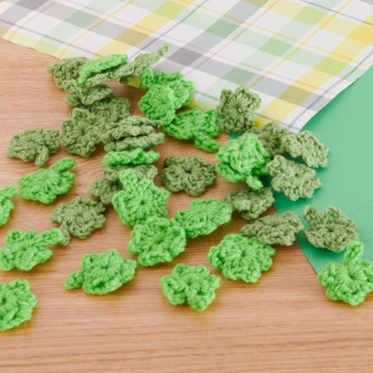 Red Heart Crochet Shamrock Garland and Confetti Single Size