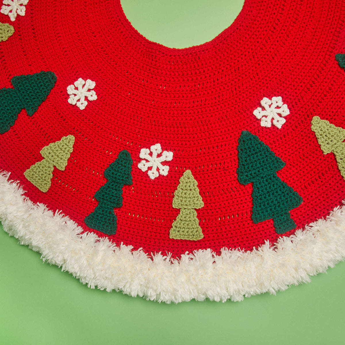 Crochet Skirt made in Red Heart With Love Yarn