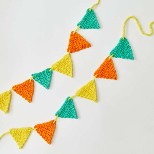 Crochet Banner made in Red Heart Super Saver Yarn