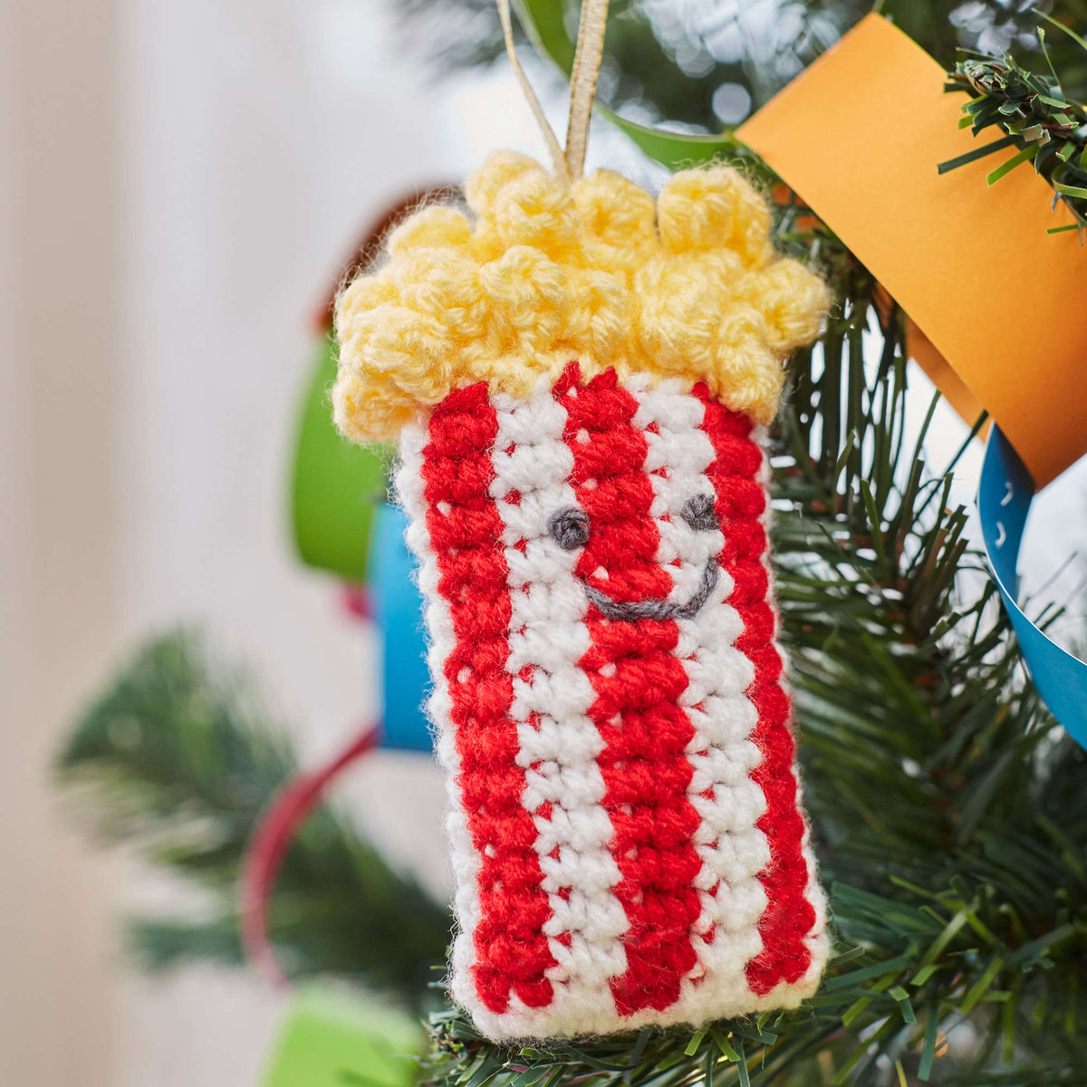Crochet Ornament made in Red Heart Super Saver Yarn