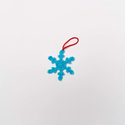 Red Heart Crochet Colorful Snowflakes Crochet Snowflakes made in Red Heart Super Saver Yarn