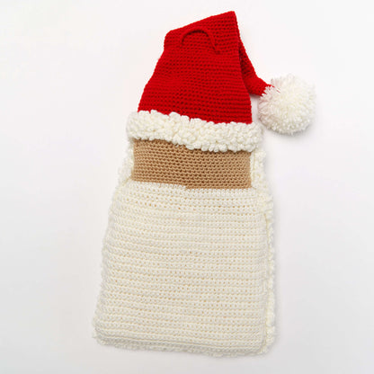 Red Heart Crochet Santa Advent Calendar Crochet Interior Décor made in Red Heart Super Saver Yarn