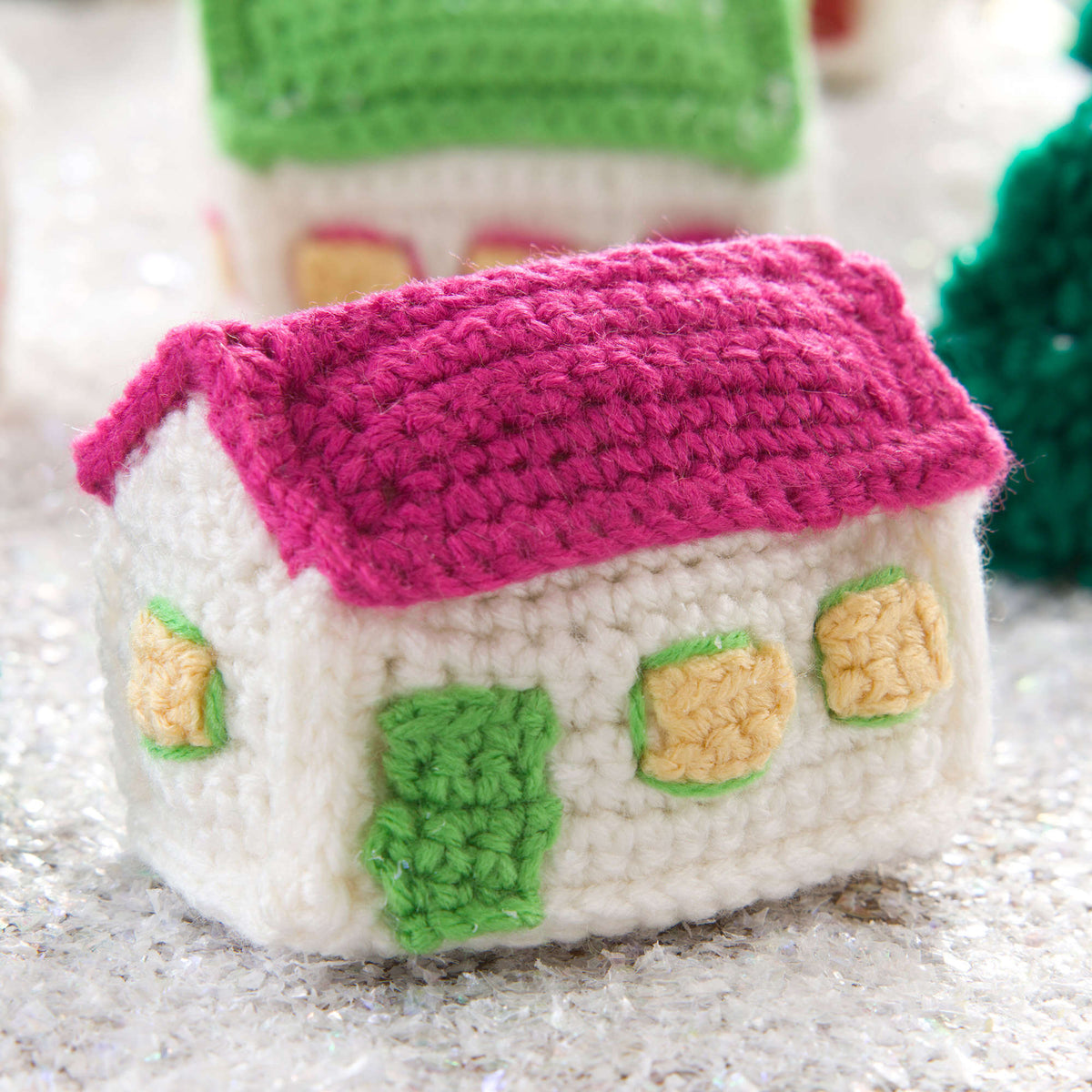 Crochet Christmas Décor made in Red Heart Super Saver Yarn