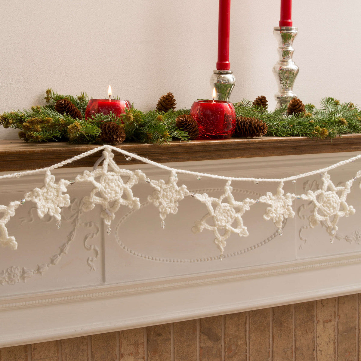 Crochet Interior Décor made in Red Heart Super Saver yarn