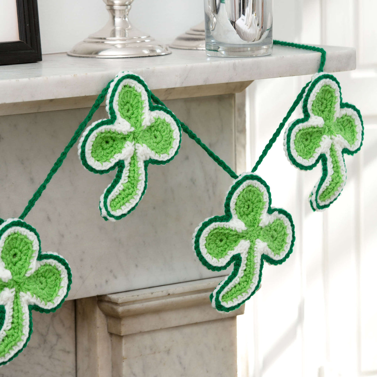 Crochet Banner made in Red Heart Super Saver Yarn