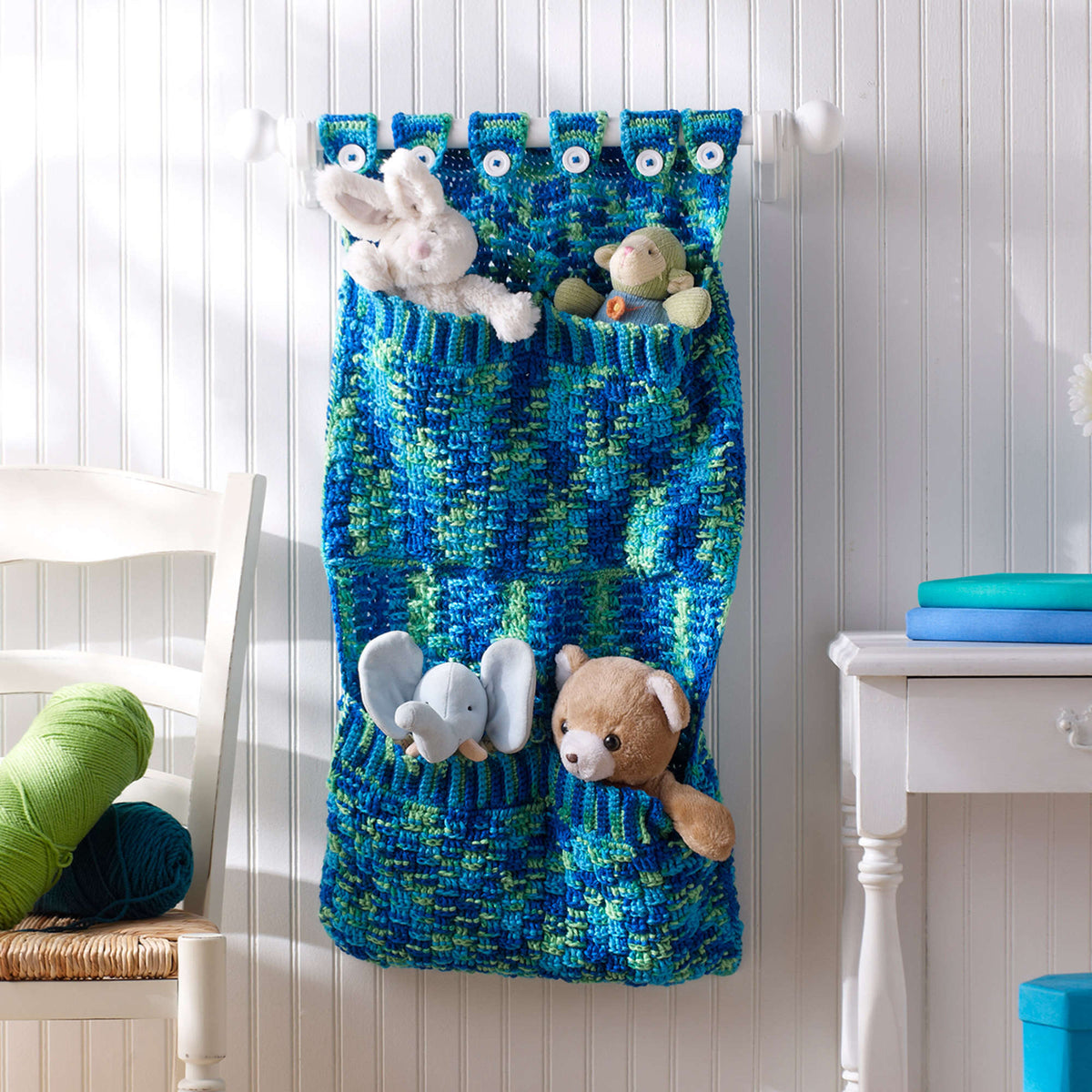 Crochet Hanging made in Red Heart Kids Yarn