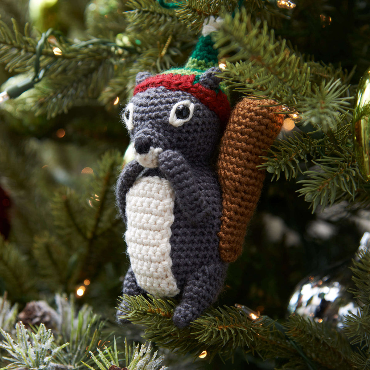 Crochet Ornament made in Red Heart Soft Yarn