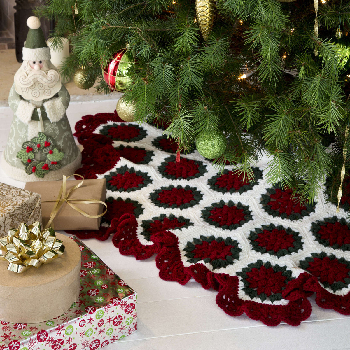 Crochet Skirt made in Red Heart Super Saver Yarn