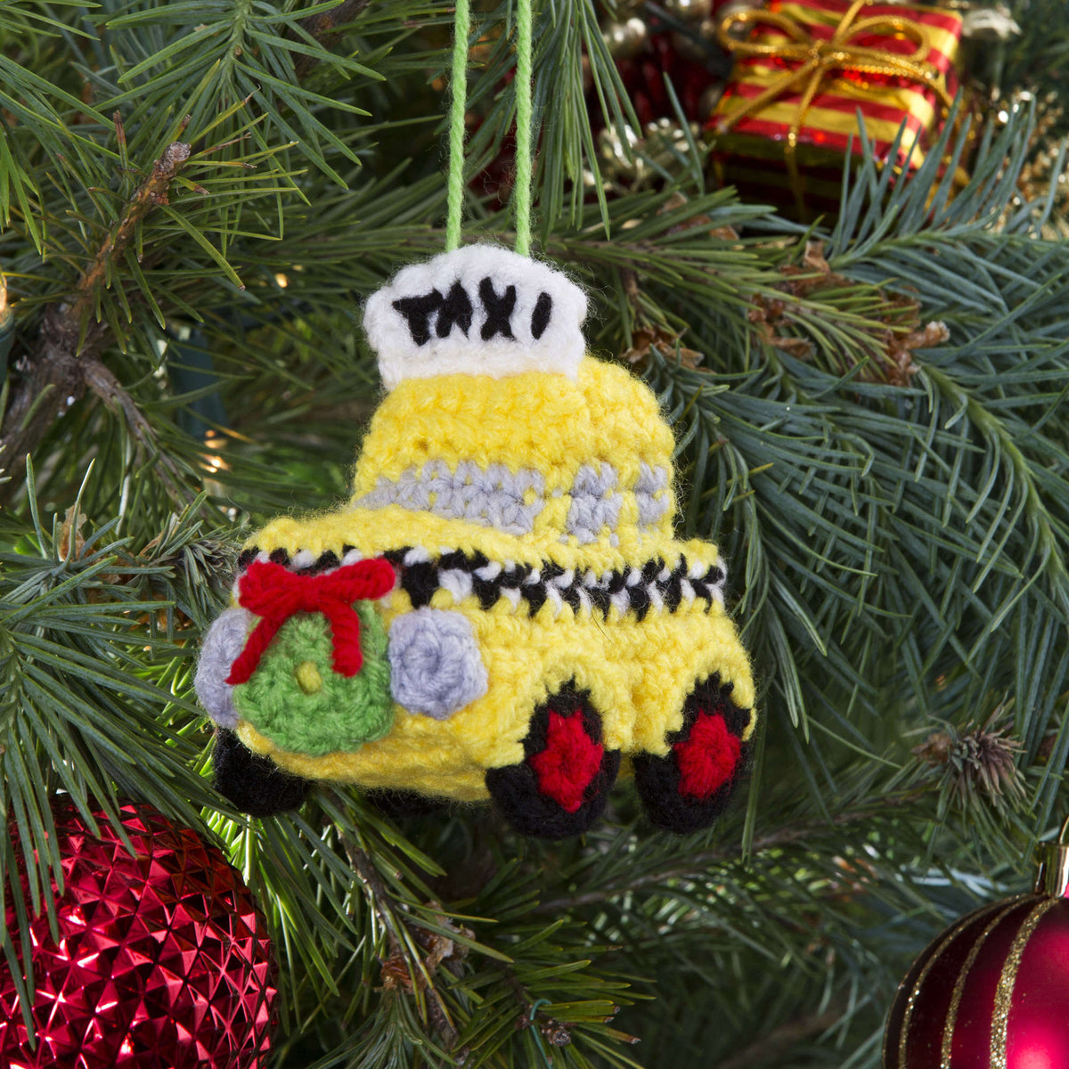 Crochet Ornament made in Red Heart Super Saver Yarn