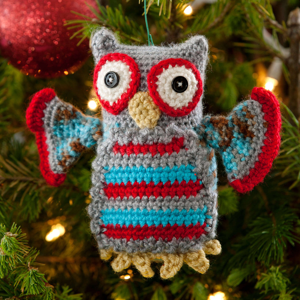 Crochet Ornament made in Red Heart Soft Yarn