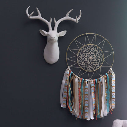 Red Heart Crochet Doily Dreamcatcher Crochet Dream Catcher made in Red Heart Classic Crochet Thread Yarn
