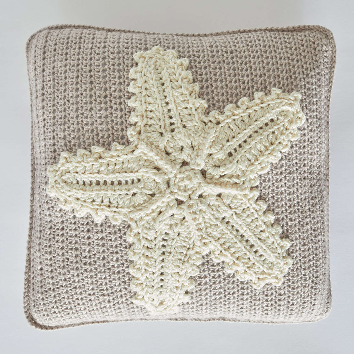 Crochet Pillow made in Red Heart Soft Yarn