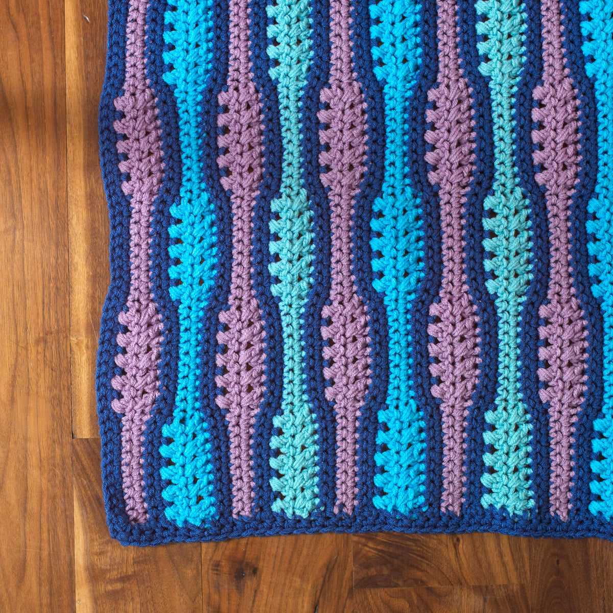 Crochet Rug made in Red Heart Super Saver Yarn