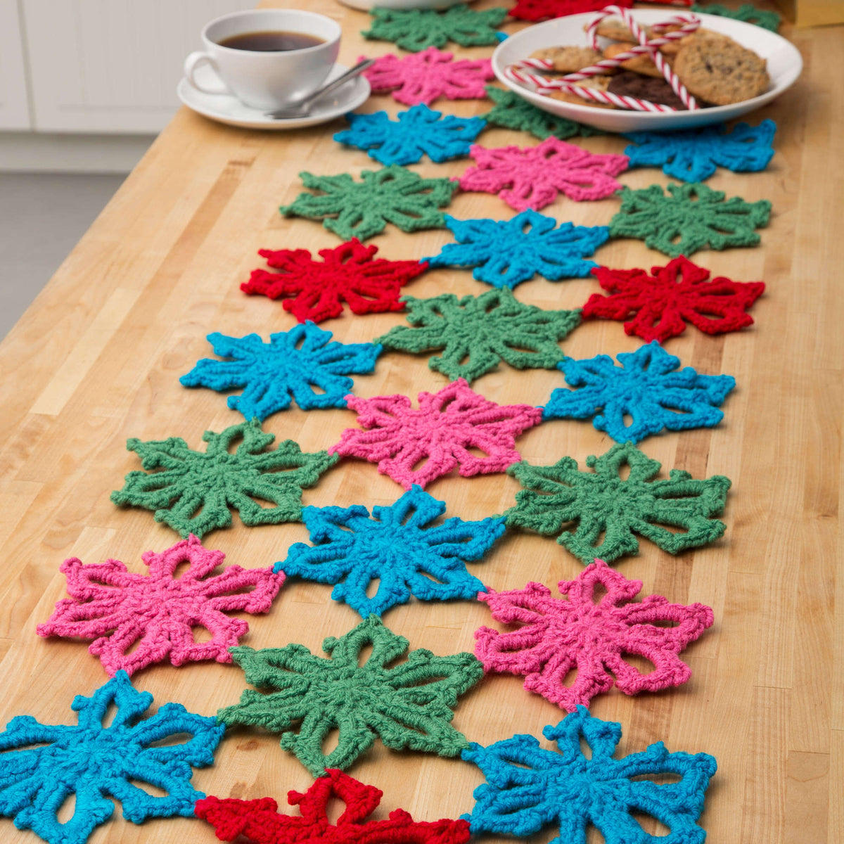 Crochet Kitchen Décor made in Red Heart With Love yarn