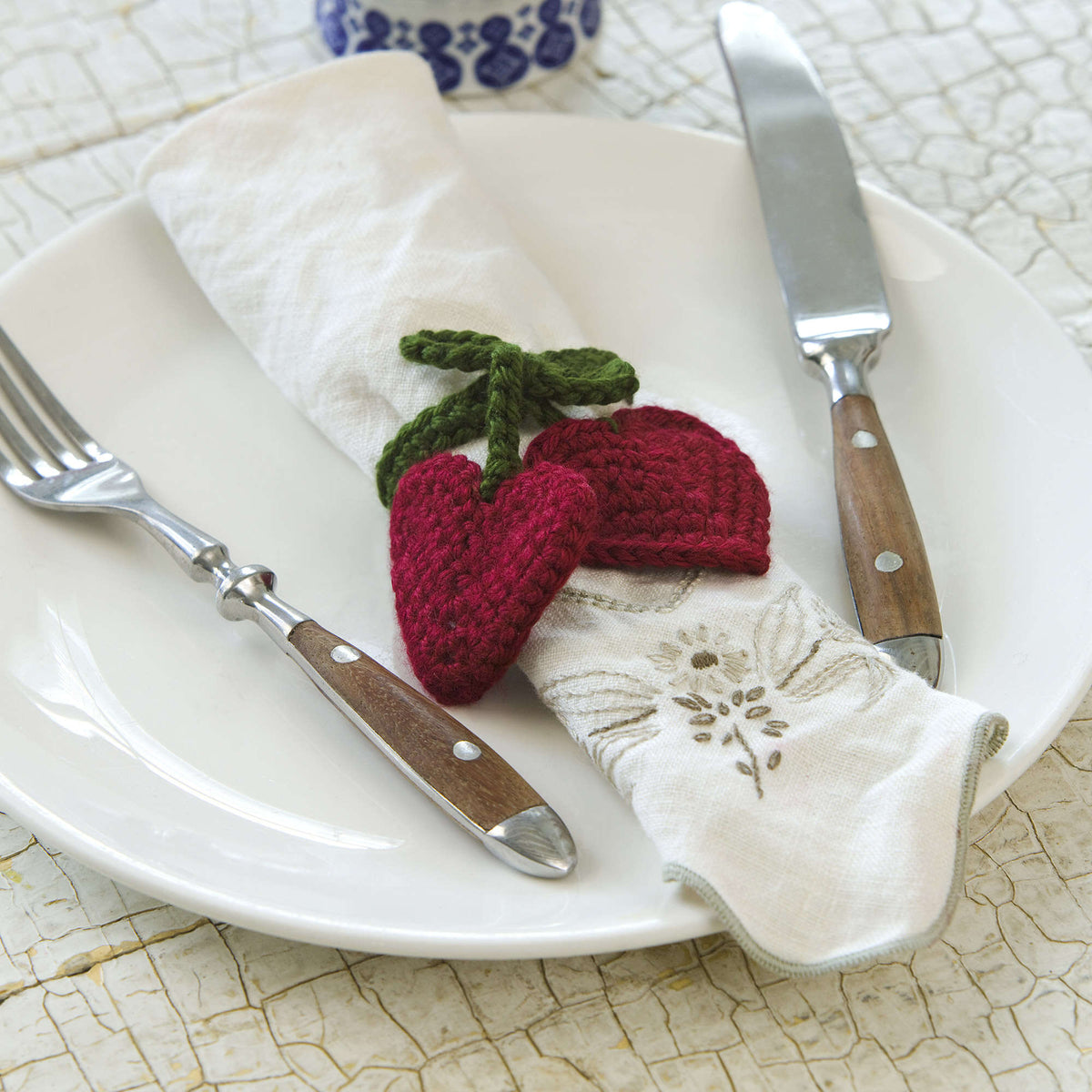 Crochet Tie made in Red Heart Soft Yarn