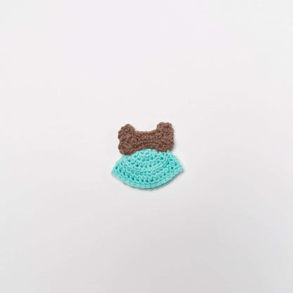 Red Heart Crochet Dog Treat Jar Topper Crochet Topper made in Red Heart Super Saver Yarn
