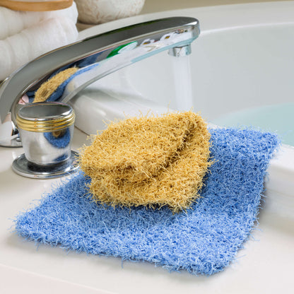 Red Heart Spa Day Crochet Scrubby Crochet Scrubby made in Red Heart Scrubby Yarn