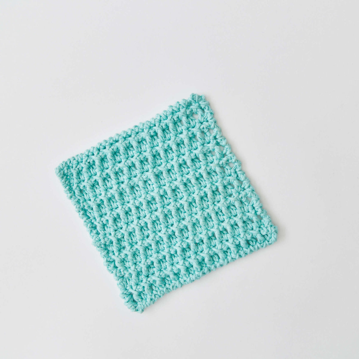 Crochet Dishcloth made in Red Heart Scrubby Smoothie Yarn