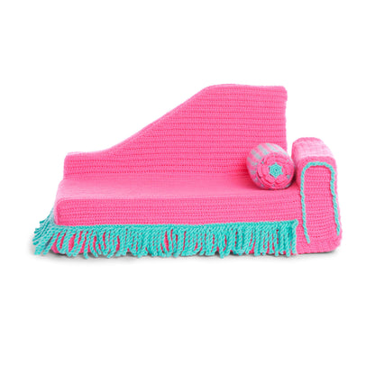 Red Heart Crochet Chaise-Style Lounge Single Size