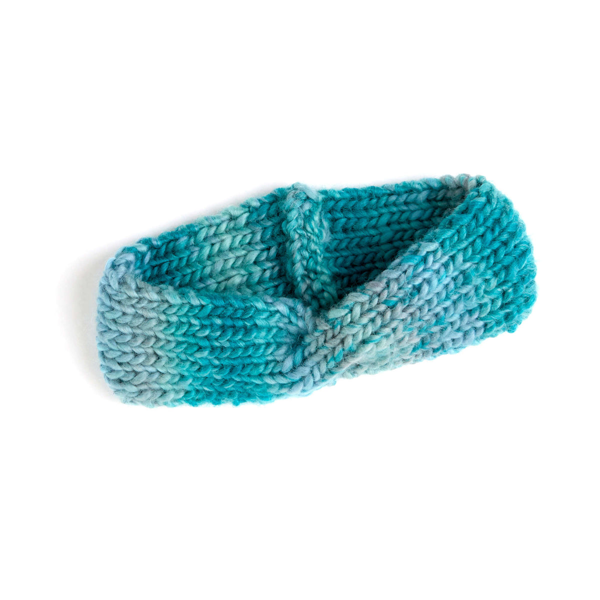 Knit Headband made in Red Heart Evermore Yarn