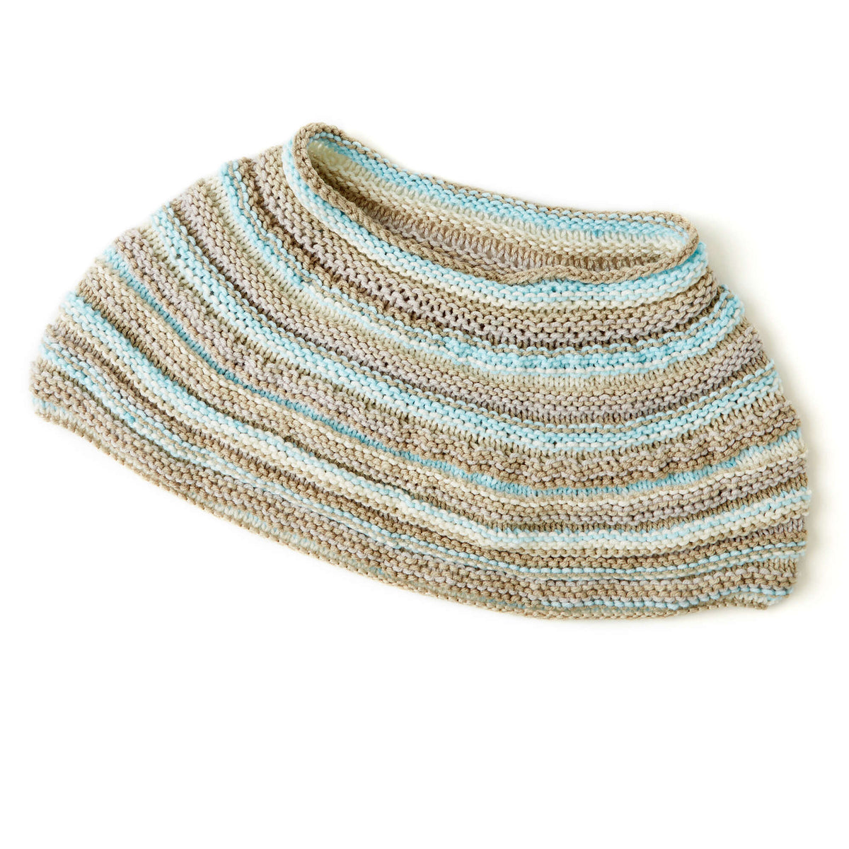 Knit Poncho made in Red Heart With Love Yarn