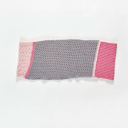 Red Heart Knit Stunning Sampler Stitch Cowl Knit Cowl made in Red Heart Amore Yarn