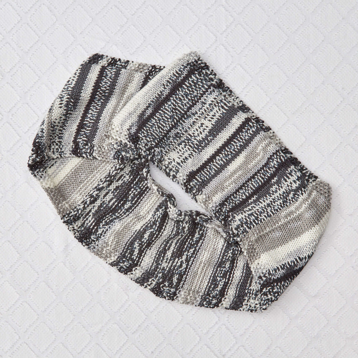Knit Cowl made in Red Heart Super Saver Fair Isle Yarn
