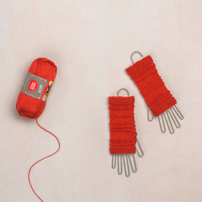 Red Heart Knit Road Trip Mitts Knit Mitts made in Red Heart Soft Yarn