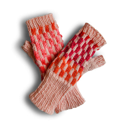 Red Heart 3 In 1 Knit Hand Warmers Single Size