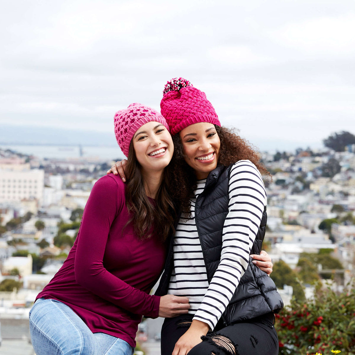 Knit Hat made in Red Heart Chic Sheep Yarn