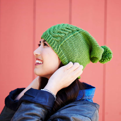 Red Heart Road to Success Chic Hat Knit Hat made in Red Heart Chic Sheep Yarn
