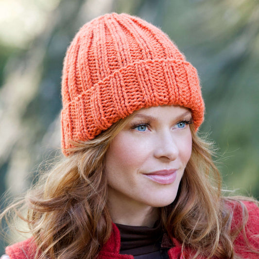 Knit Hat made in Red Heart Yarn