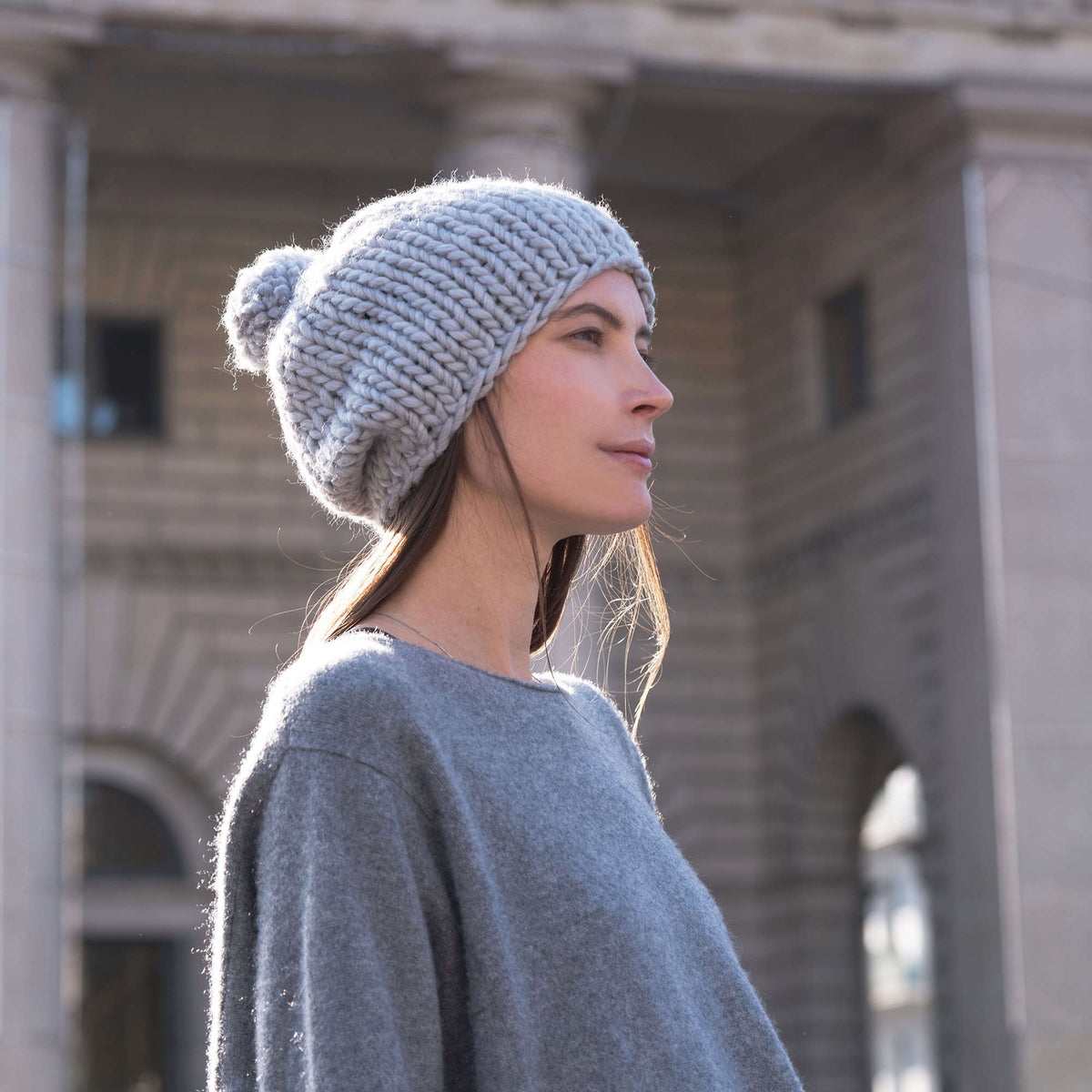 Knit Hat made in Red Heart An Italian Story Ora Yarn