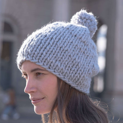 Red Heart Knit Pietra Classico Hat Knit Hat made in Red Heart An Italian Story Ora Yarn
