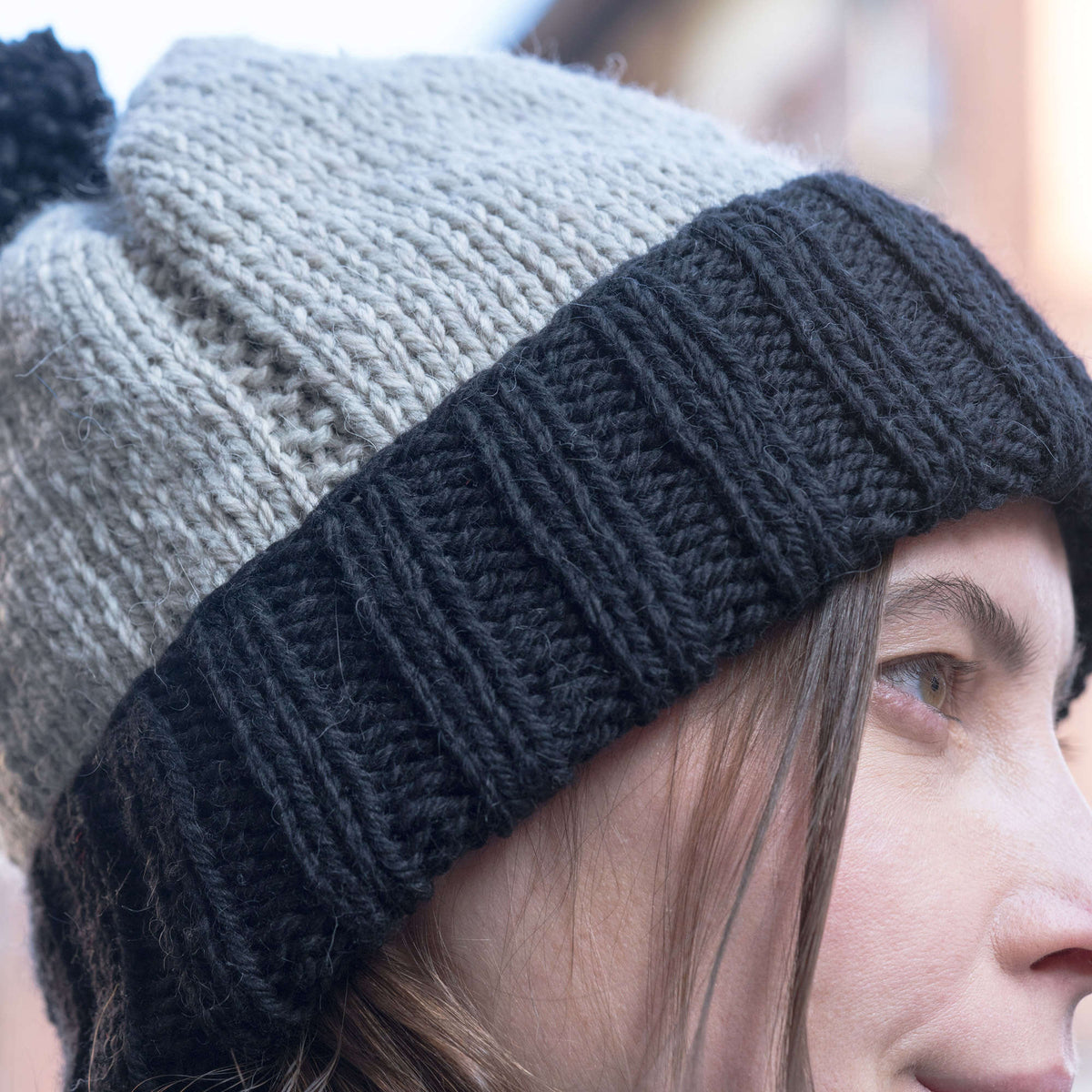 Knit Hat made in Red Heart An Italian Story Vera Yarn